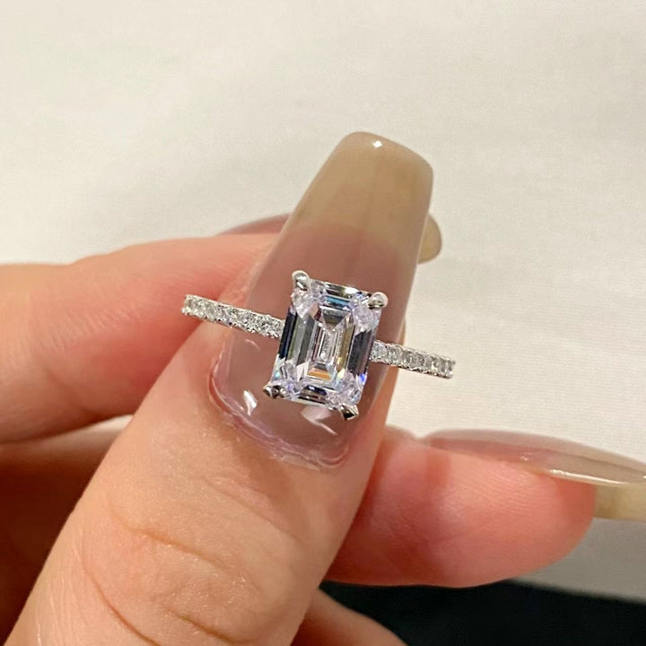 Classic Emerald Cut Solitaire Ring
