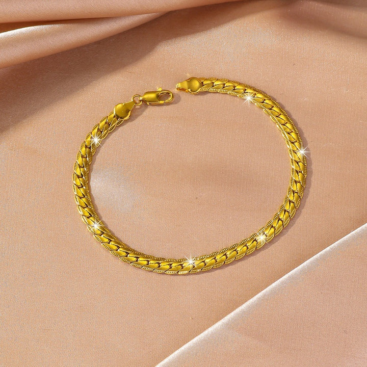Double-Sided Woven Herringbone Bracelet