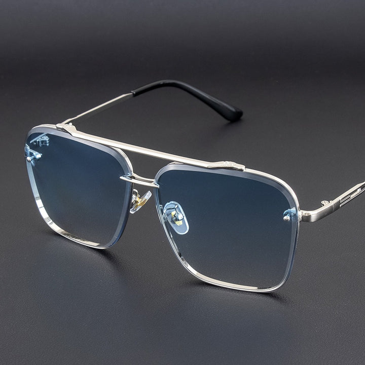 Timeless Double-Bridge Aviator Sunglasses