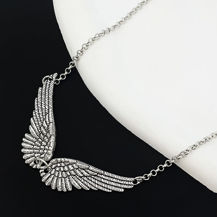 Freedom Wings Vintage Angel Wings Necklace