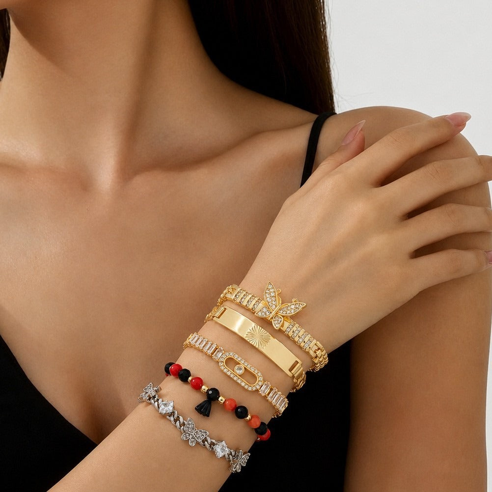 18K Gold Plated Versatile Bracelet Collection