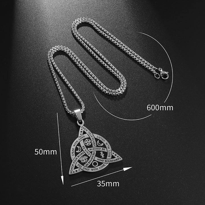 Celtic Witch's 8-Point Talisman Necklace