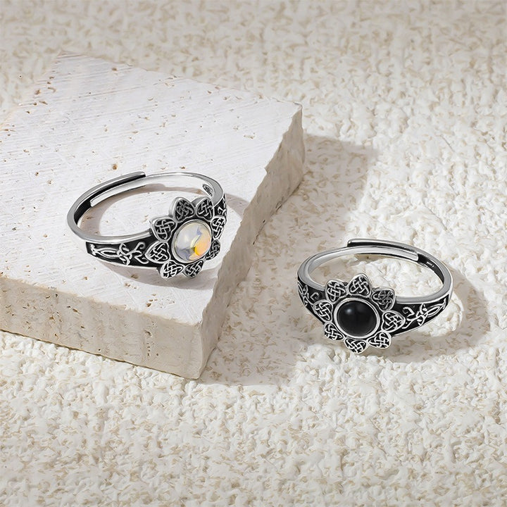 Celtic Protection S925 Sterling Silver Celtic Knot Energy Ring