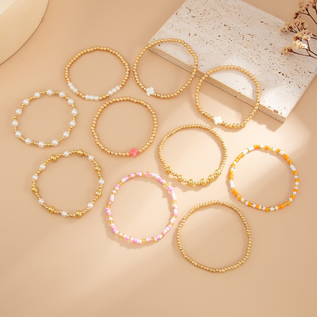 Boho Glow Deluxe Stackable Bracelet Stacks Set