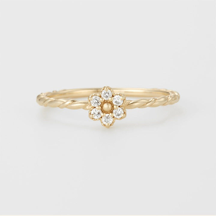 14K Gold Daisy Jewelry Set