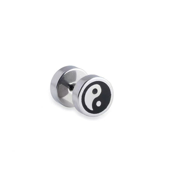 316L Stainless Steel Fake Plug Stud Earrings