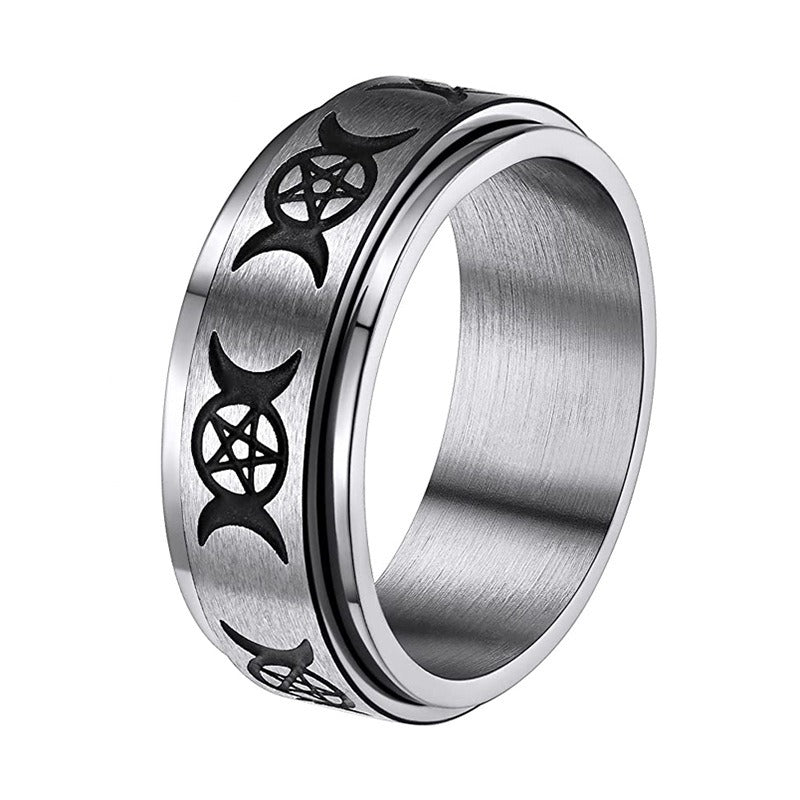Witchy Spinner Anxiety Ring