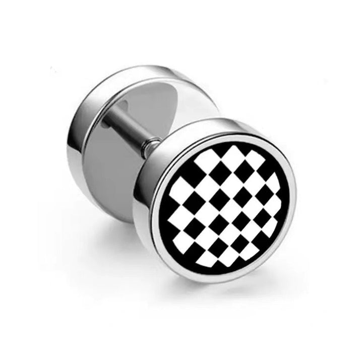 316L Stainless Steel Fake Plug Stud Earrings