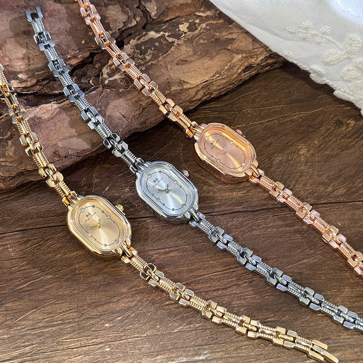 Vintage Oval Chain Ladies Quartz Watch