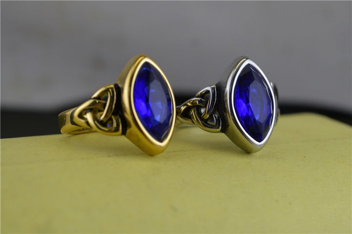 Celtic Knot Legacy Vintage Marquise Gem Ring