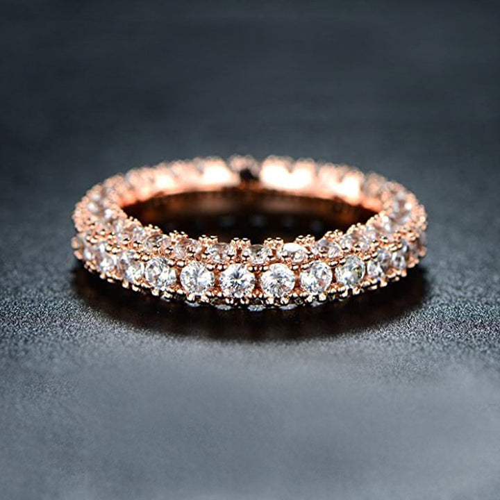 Triple Row Starlight Eternity Band