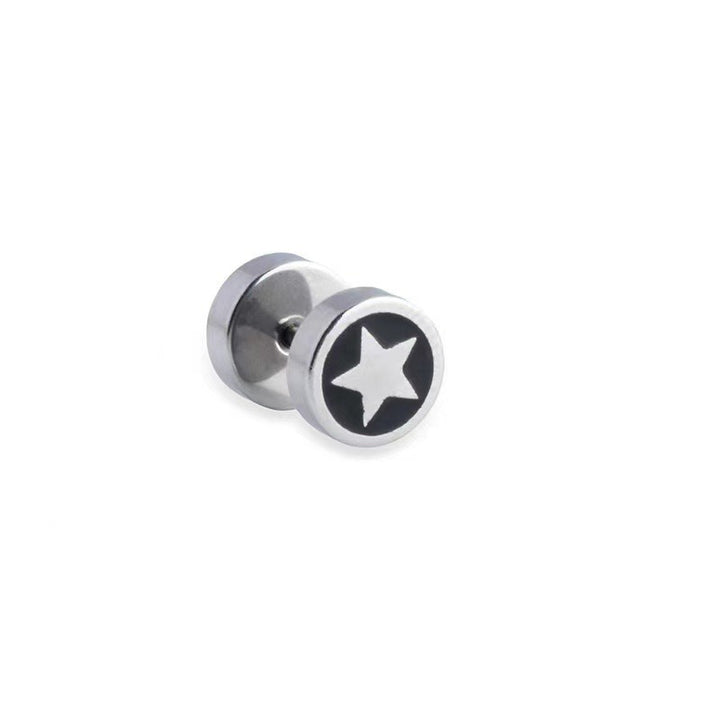 316L Stainless Steel Fake Plug Stud Earrings