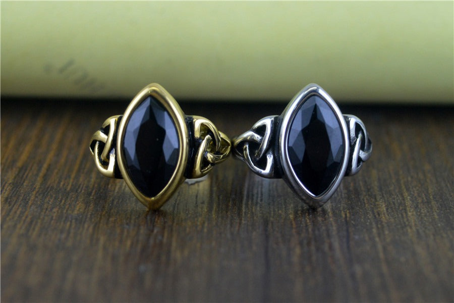 Celtic Knot Legacy Vintage Marquise Gem Ring