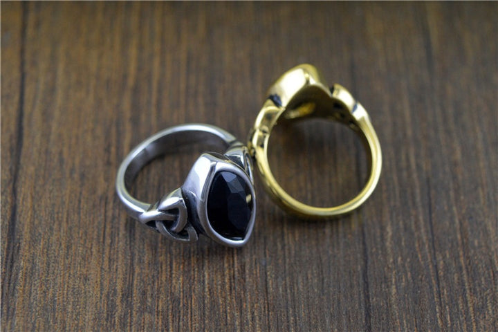 Celtic Knot Legacy Vintage Marquise Gem Ring