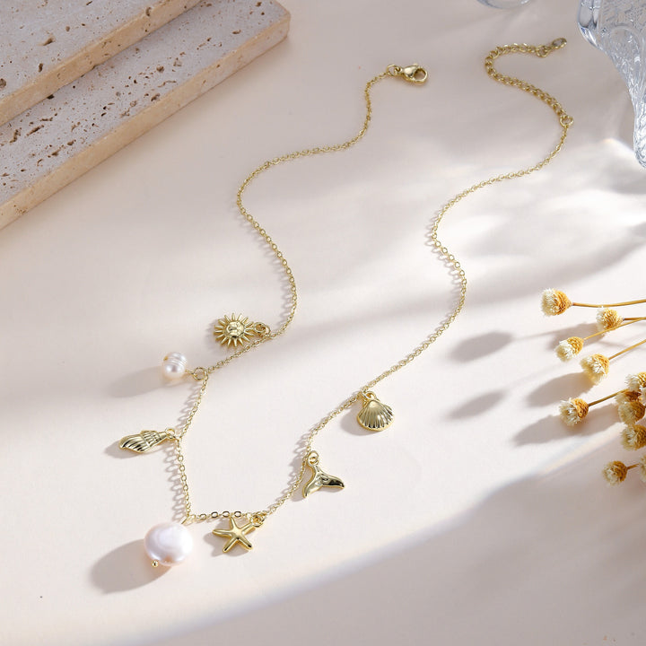 Multi-Charm Ocean Theme Necklace/Bracelet/Anklet