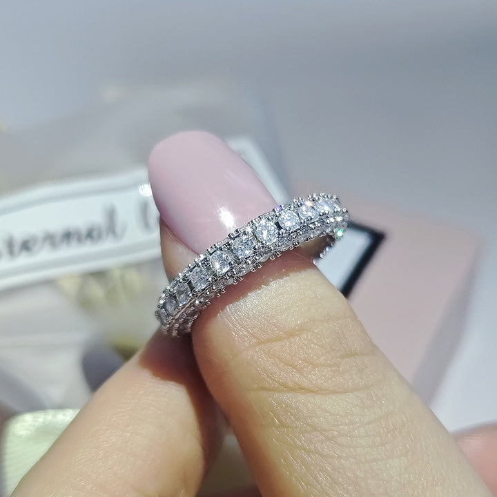 Triple Row Starlight Eternity Band