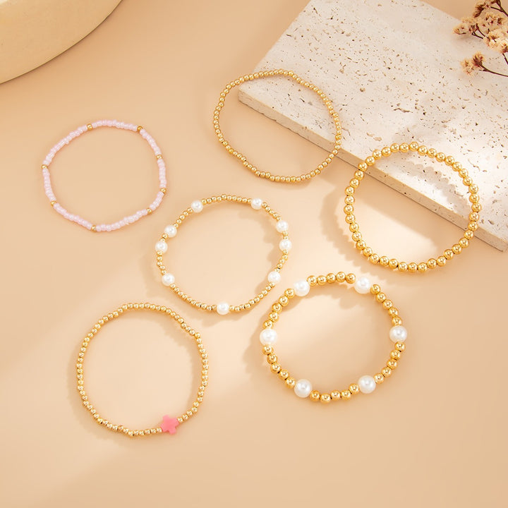 Boho Glow Deluxe Stackable Bracelet Stacks Set
