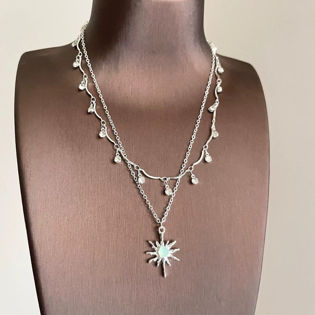 S925 Silver Celestial Layered Necklace