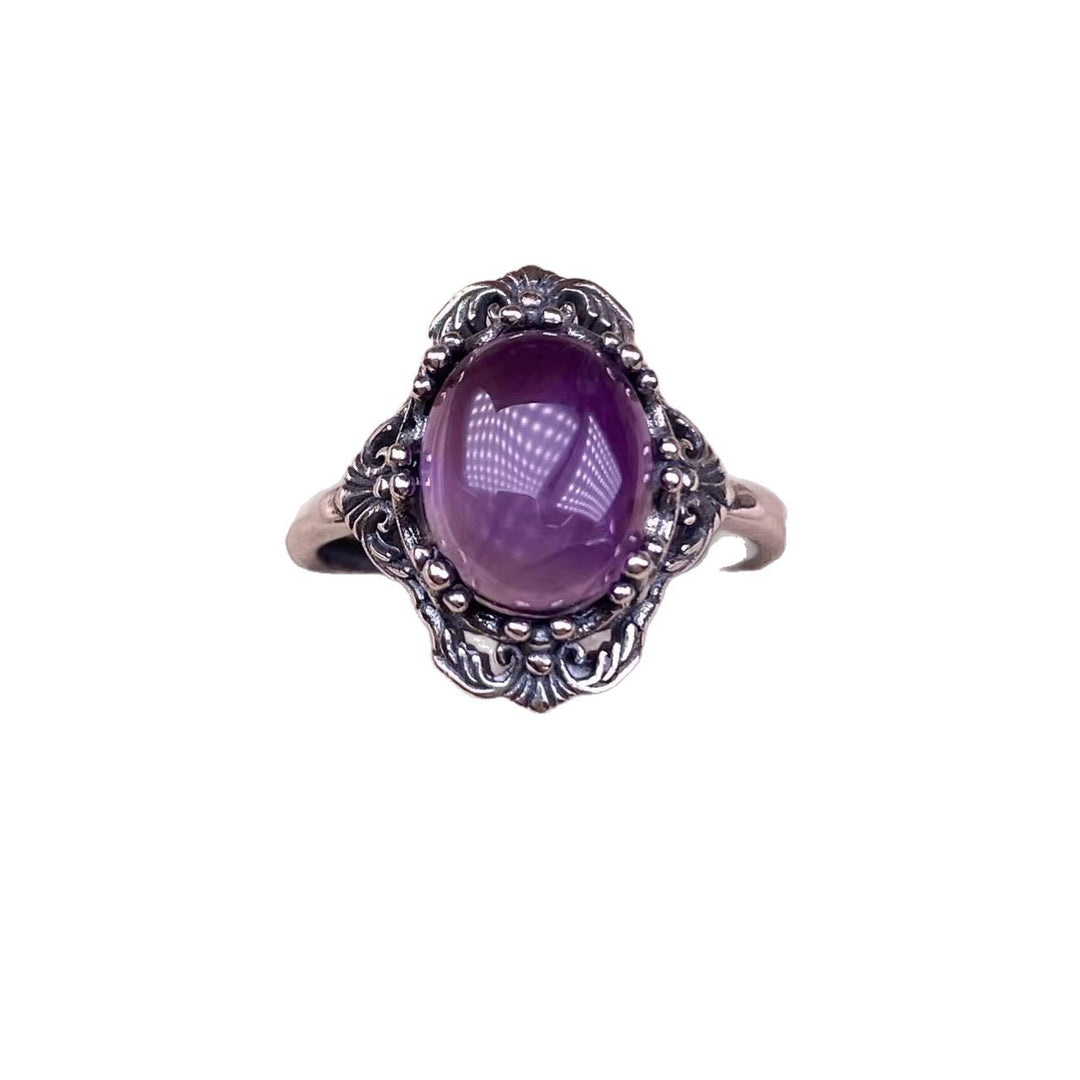 Vintage Natural Amethyst Ring