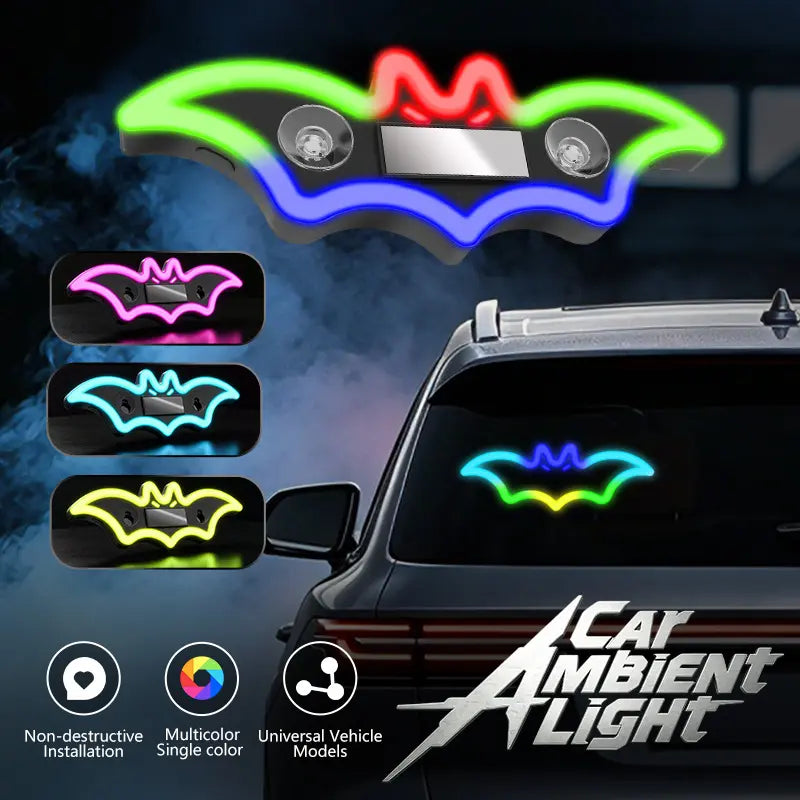 Halloween Limited Neon Ghost/Bat Car Ambient Light