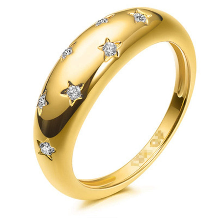 「Starlight Sparkle」Dome Band Open Ring