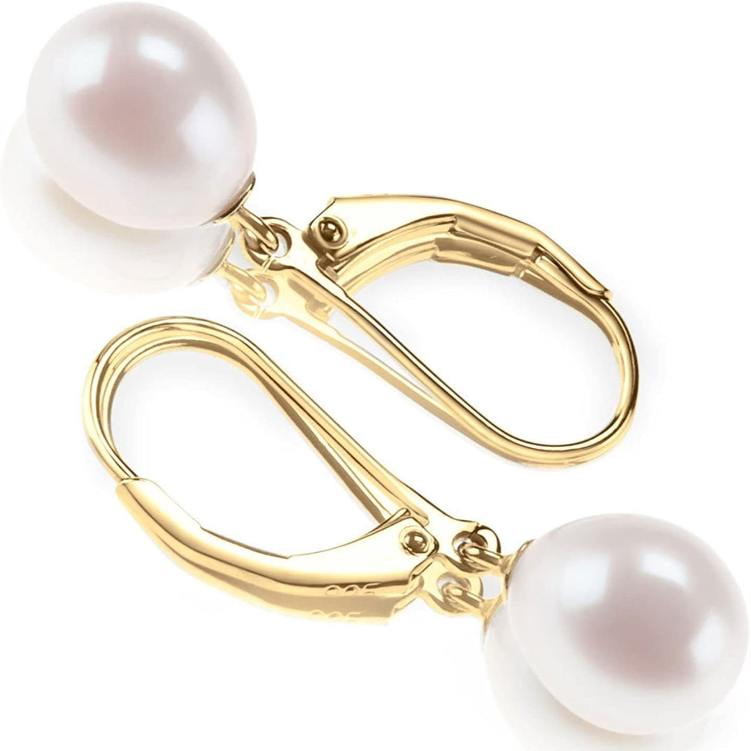 「Timeless Pearl」Classic Teardrop Pearl Drop Earrings