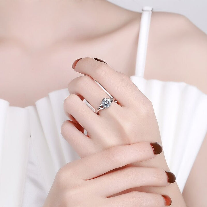 Eternal Promise Moissanite Engagement Ring