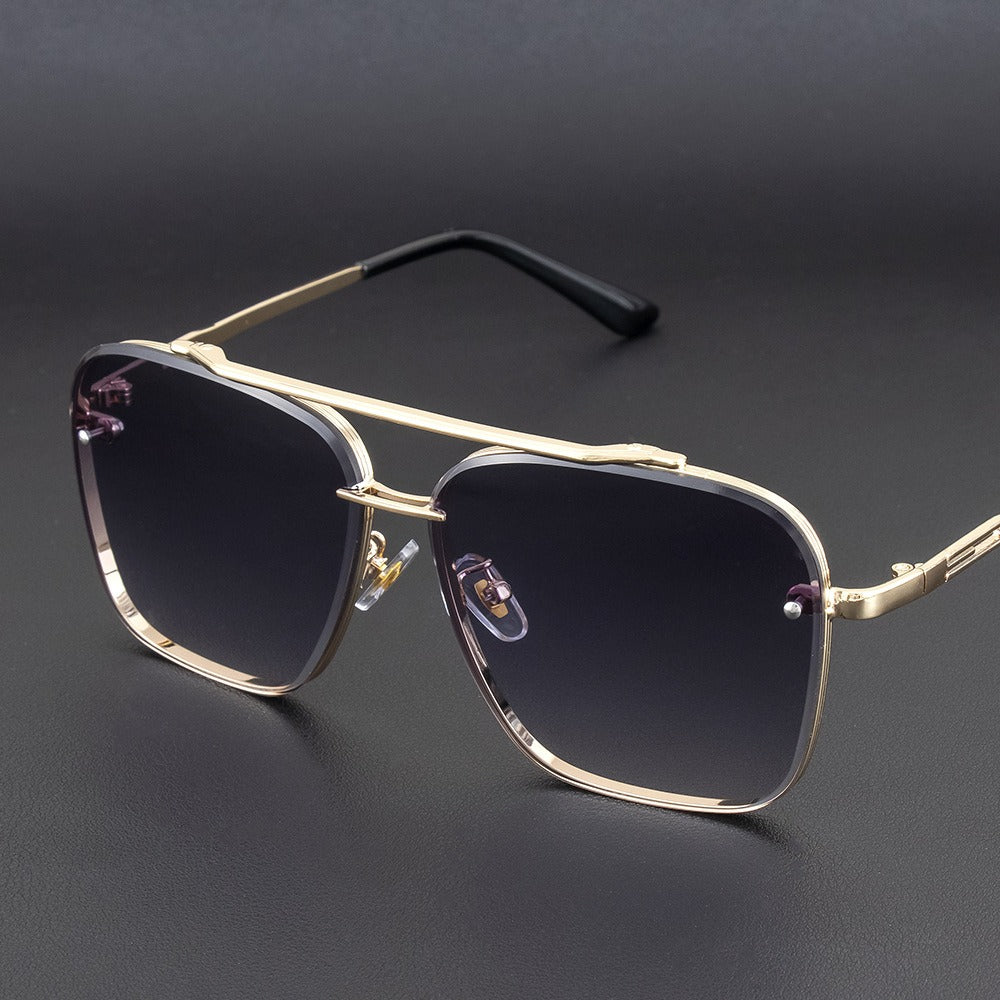 Timeless Double-Bridge Aviator Sunglasses