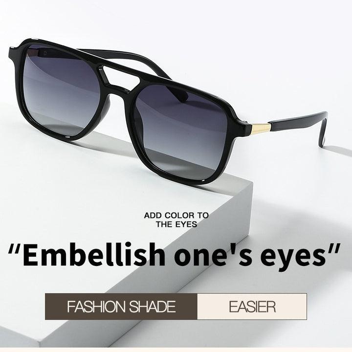 Classic Double Bridge Aviator Sunglasses for Women