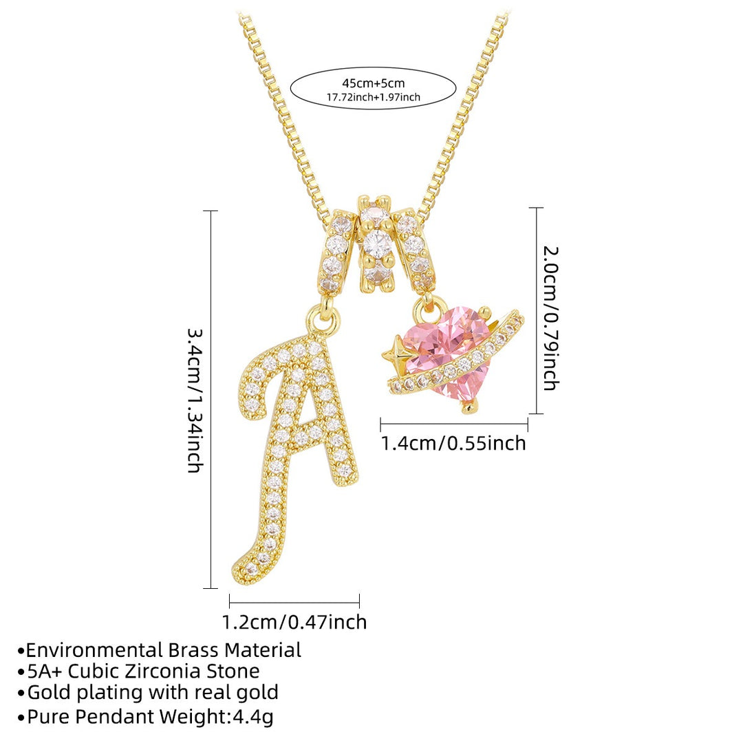 Personalized Initial Letter Necklace