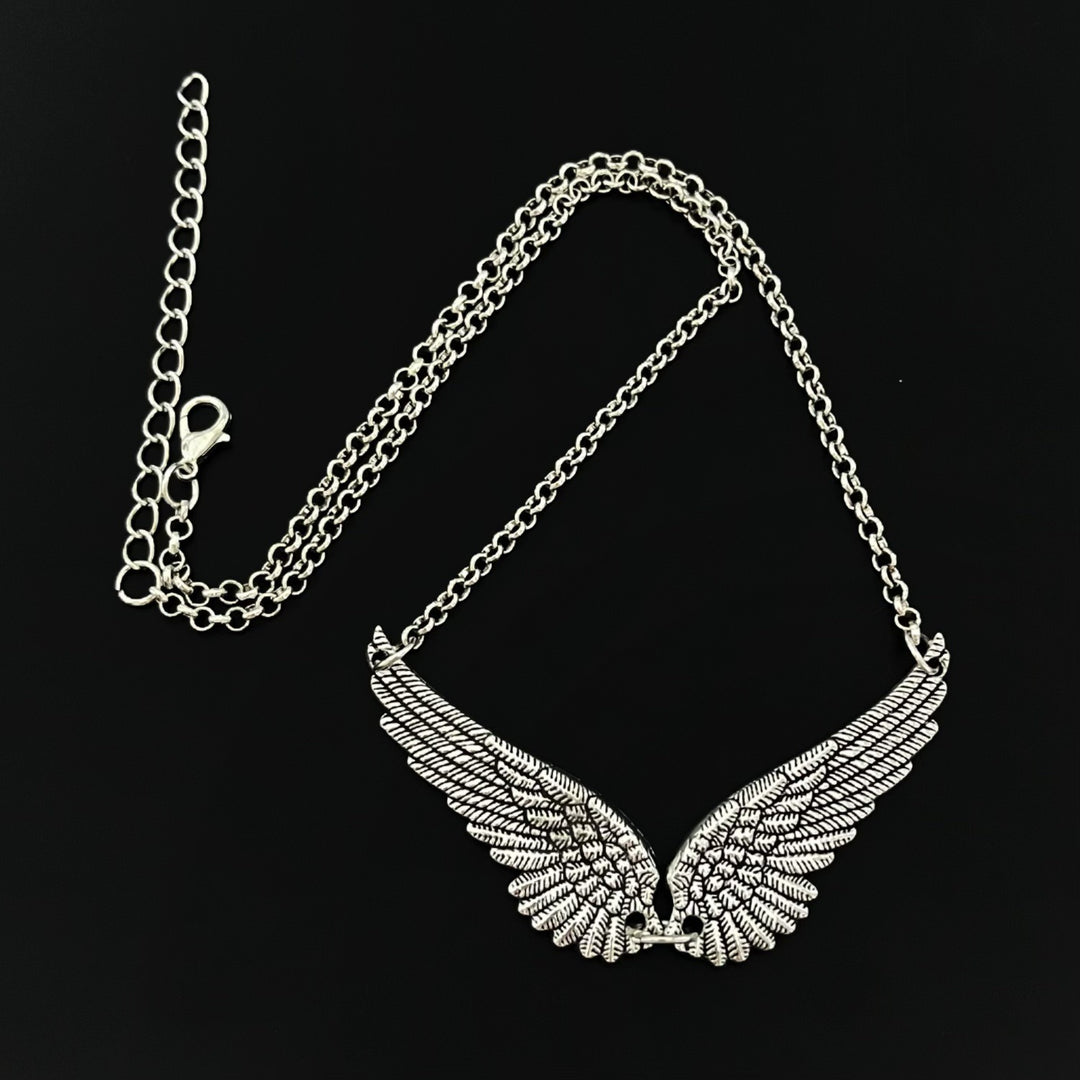 Freedom Wings Vintage Angel Wings Necklace