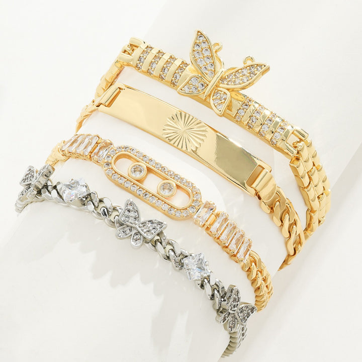 18K Gold Plated Versatile Bracelet Collection