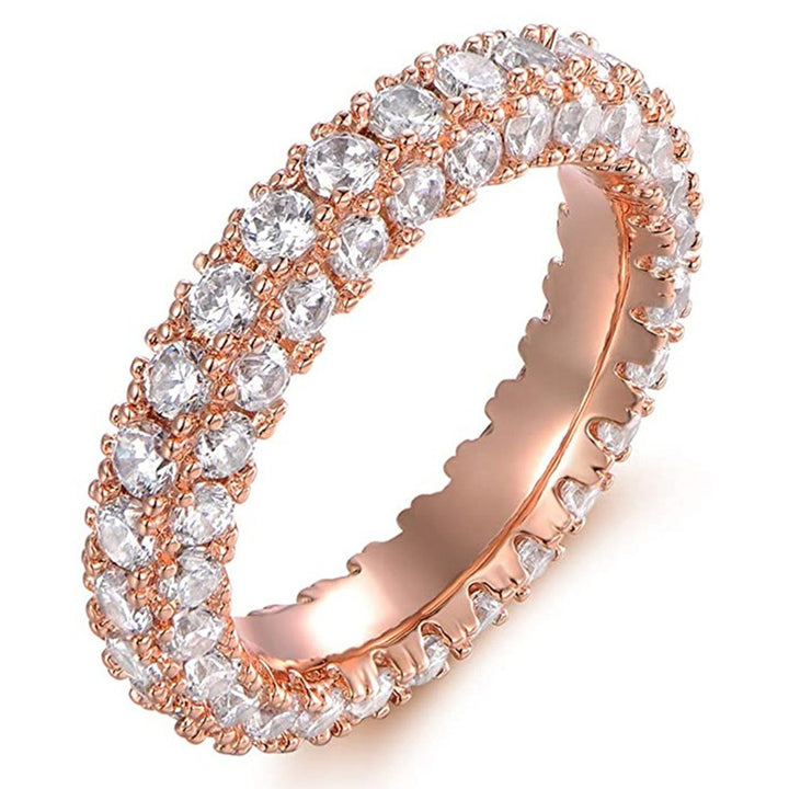 Triple Row Starlight Eternity Band