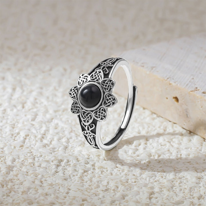 Celtic Protection S925 Sterling Silver Celtic Knot Energy Ring