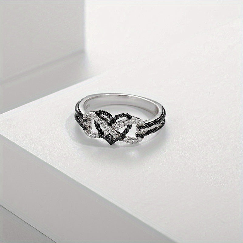 Anchor's Protection Two-Tone Twisted Anchor Ring
