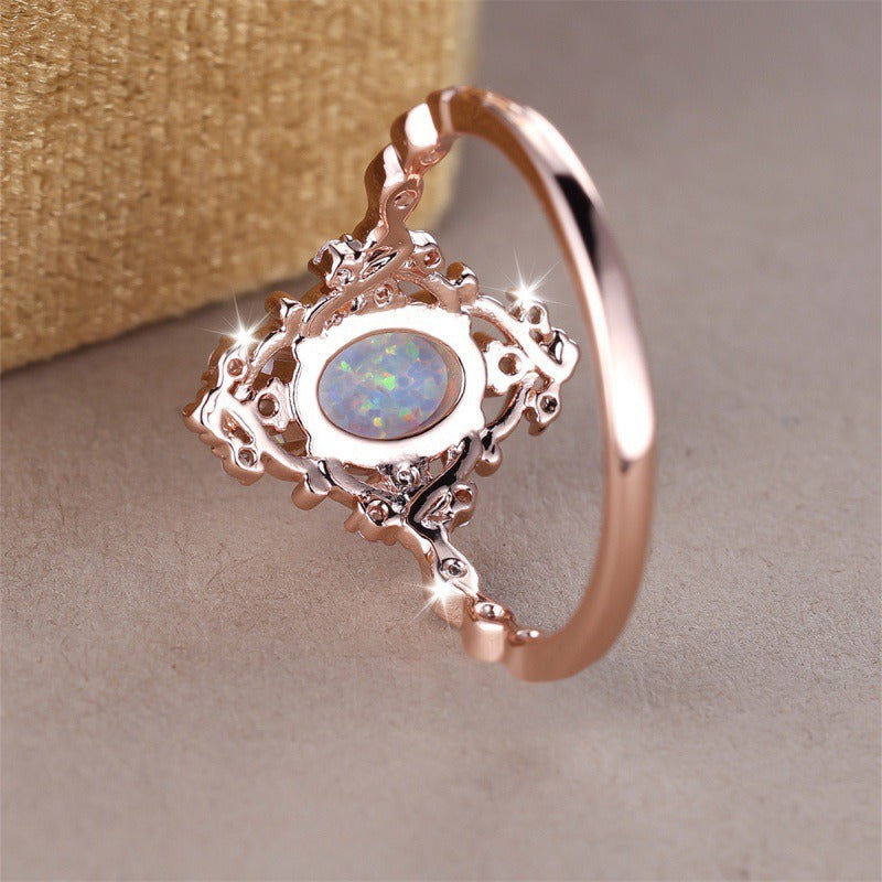 18K Gold Opal Vintage Ring