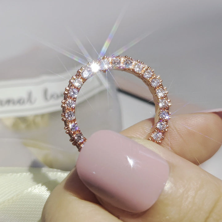 Triple Row Starlight Eternity Band