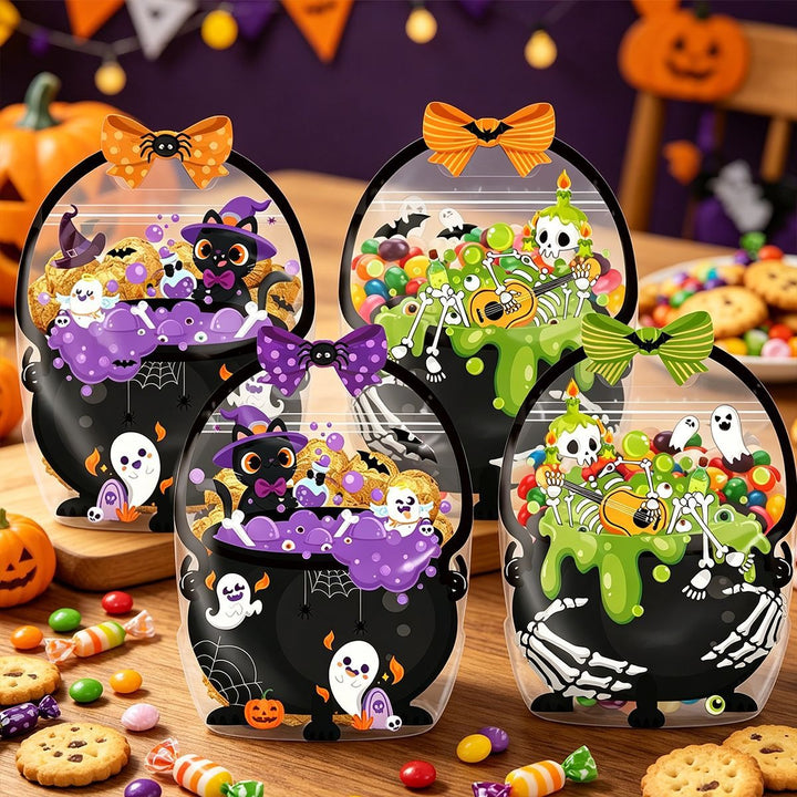 Halloween Party Fun Cute Transparent Candy Treat Bags