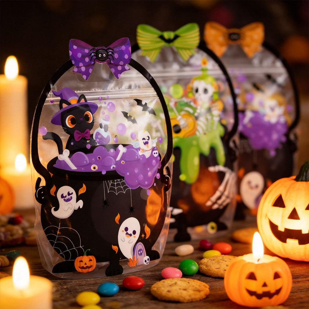 Halloween Party Fun Cute Transparent Candy Treat Bags