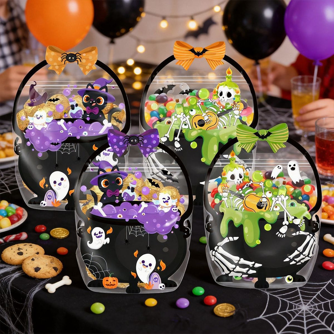Halloween Party Fun Cute Transparent Candy Treat Bags