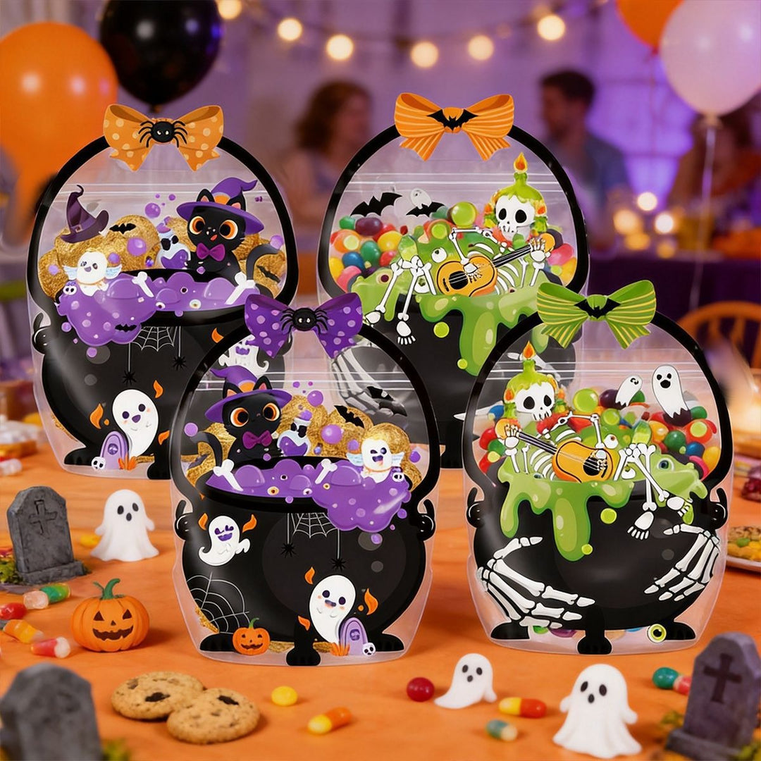 Halloween Party Fun Cute Transparent Candy Treat Bags