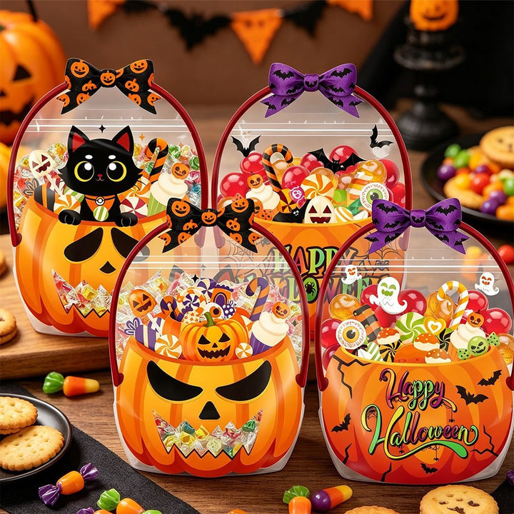 Halloween Party Fun Cute Transparent Candy Treat Bags