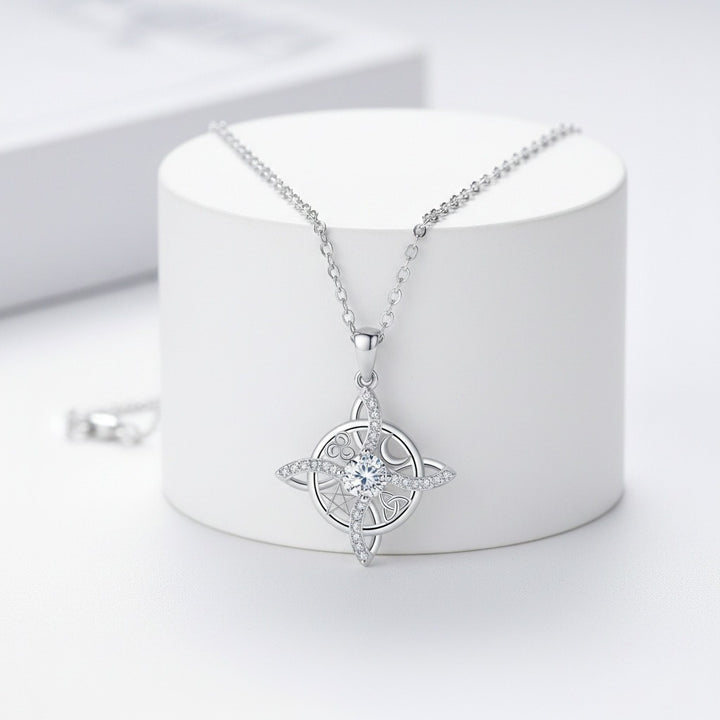 Vintage Celtic Knot Amulet Necklace