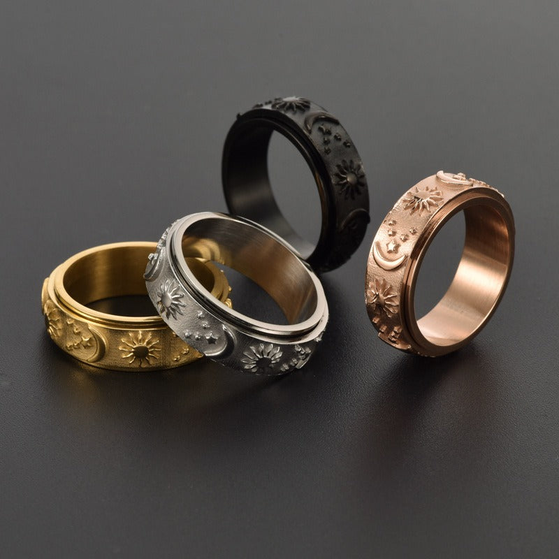 Anti-Anxiety Celestial Spinner Ring