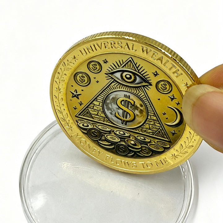 Universal Wealth Manifestation Coin