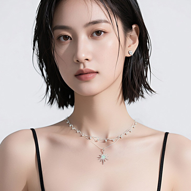 S925 Silver Celestial Layered Necklace