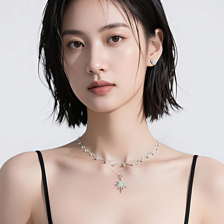 S925 Silver Celestial Layered Necklace