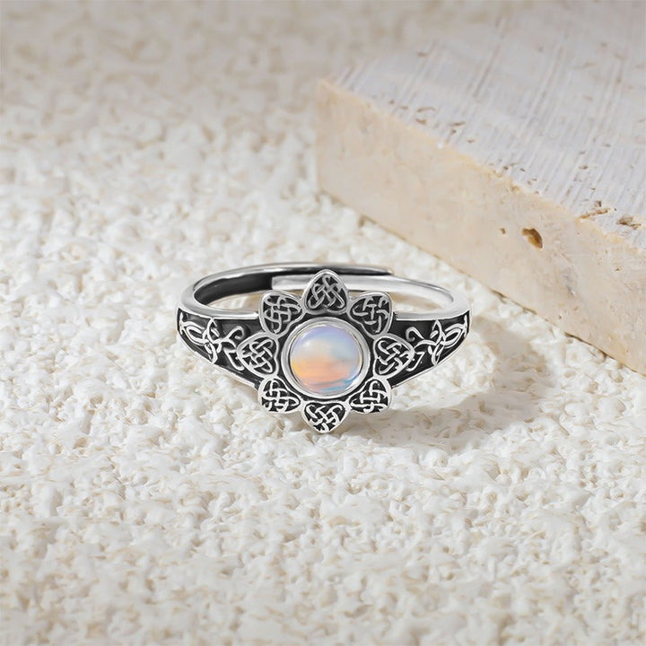 Celtic Protection S925 Sterling Silver Celtic Knot Energy Ring