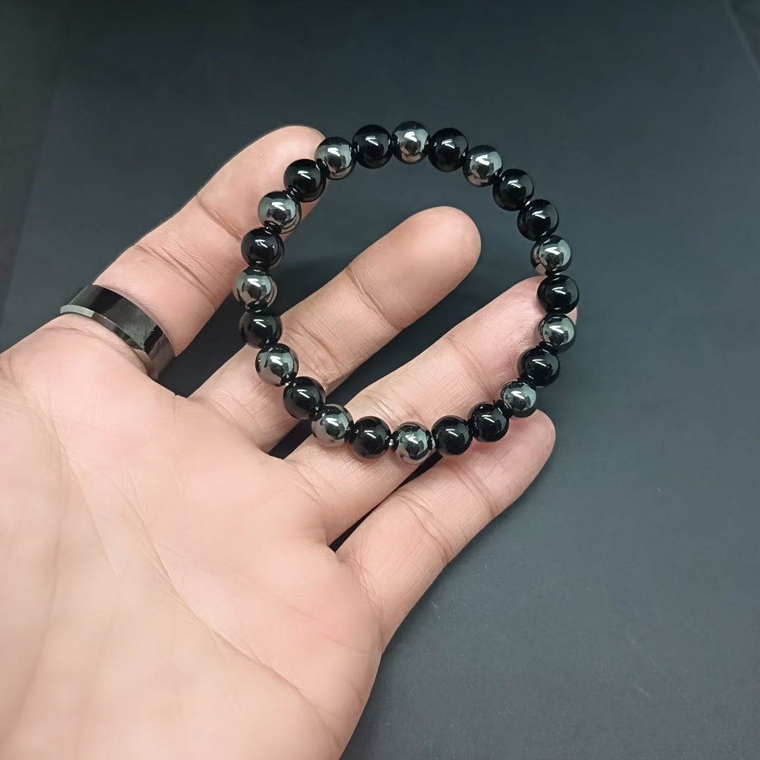 「Magnet Shield」Natural Hematite Protection Bracelet