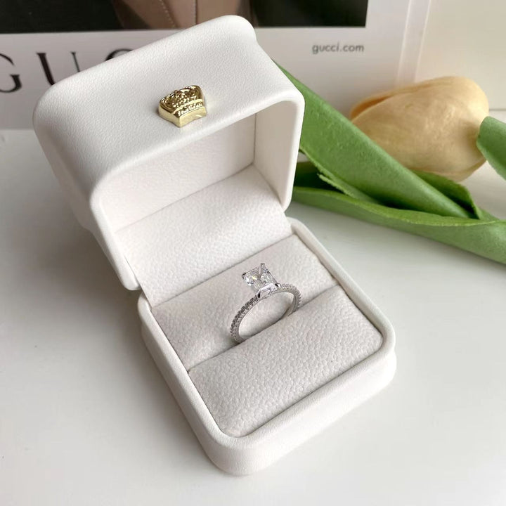 Classic Emerald Cut Solitaire Ring